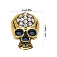 thumbnail image 3 of Gothic Skull Brooch for Women Elegant Alloy Jewelry Vintage Design Secure Clasp Unique Accessory, 3 of 9