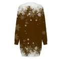 thumbnail image 5 of Neewe Womens Sweatshirt Dresses Christmas Crewneck Long Sleeve Loose Dresses Trendy 2025 Fall Pullover Tops X-mas, 5 of 5