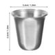 thumbnail image 2 of Juego de 10 vasos apilables de acero inoxidable, vasos metálicos compactos para beber, vasos para la comunión, tazas de comunión para uso religioso., 2 of 8