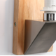 thumbnail image 3 of Lámpara de pared nórdica sólida, lámpara de noche creativa, lámpara de noche sencilla, dormitorio moderno, sala de estar, hotel, tecnología de madera, lámpara de pared rectangular, 3 of 3