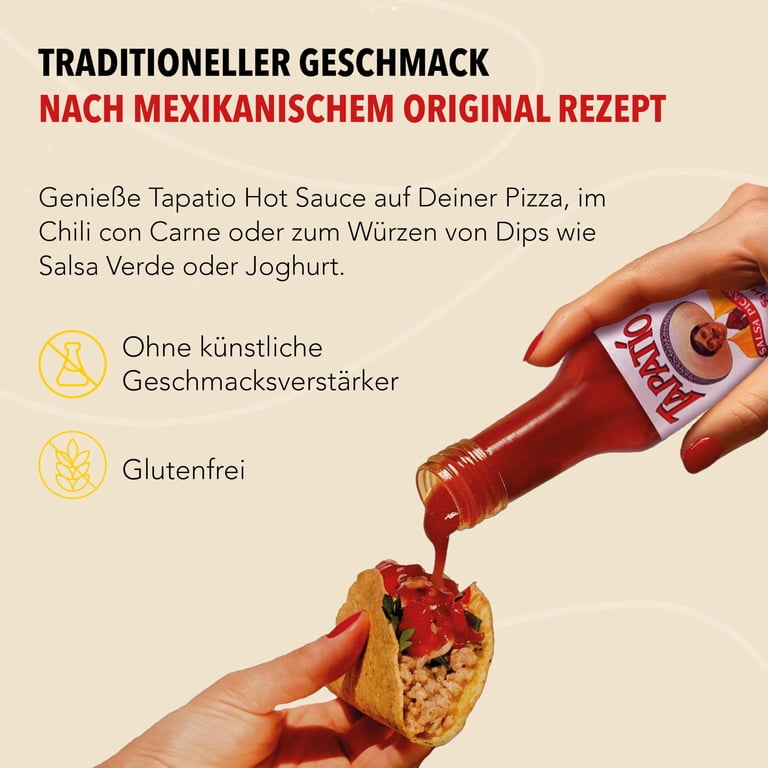 Tapatio Salsa Picante Hot Sauce, Medium Heat, Non Fat, Zero