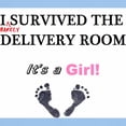 thumbnail image 3 of CafePress - Barely Survived Delivery Room, Girl, T Shirt - Men's Classic Graphic T-Shirt, 3 of 4