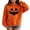 Black, variant on Coerni Girls Hoodie Halloween Jack-O'-Lantern Orange Hooded Pullover Soft Waffle Knit Sweatshirt with Kangaroo Pocket Kids Fall Versatile Top
