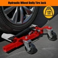 thumbnail image 2 of Ladcaser Wheel Dolly Set of 2, Mechanical Car Skates, Wheel Vehicle Positioning Hydraulic Tire Jack Ratcheting Lift Car Wheel Dolly, 1500Lbs, 2 of 7