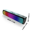 thumbnail image 3 of Teissuly 2023 Home Desktop Computer Bluetooth Speaker Quality High Volume Subwoofer Long Bar Sound System, 3 of 9