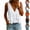 11# White, variant on Women Sleeveless Ruffle Tank Tops Cotton Linen Pleated Peplum Vest Top Flowy Cropped Shirt Cute Summer Clothes,Black XXL