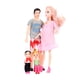 thumbnail image 4 of Juego De Muñecas Para Mamá Embarazada De Papá, Juego De Muñeca Familiar Portátil Exquisito, Lindo Interactivo Con Sonajero Para El Hogar Para 7 Años + Chico Para Fiesta ANGGREK Otros, 4 of 8