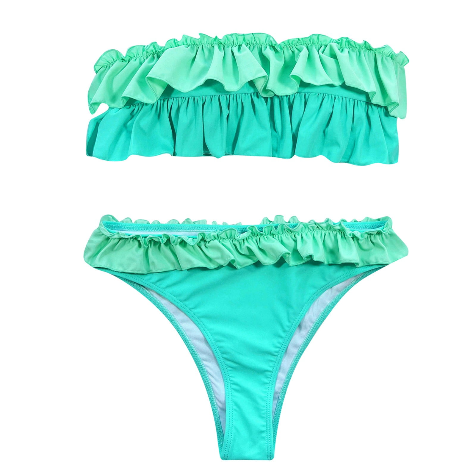 Huaai Bikini Sets For Women Ladies Split Swimsuit Strapless Bikini Set