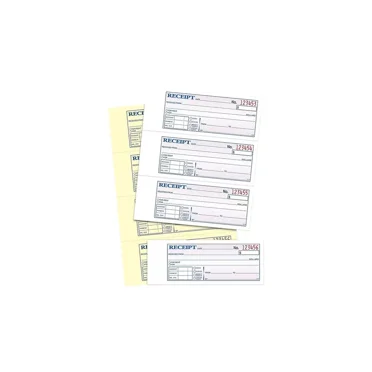 Adams Money/Rent Receipt Book Carbonless 2-Part 7-5/8"x11" WE DC1182