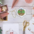 thumbnail image 6 of 3drose, Cartoon Baseball Player in Maroon Wind-up Pitch, 3 inch Snowflake Porcelain Ornament, 6 of 7