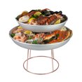 thumbnail image 2 of Paderno World Cuisine Seafood Tray, Aluminum, DIA 14 1/8" x H 2 3/8", 2 of 2