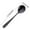 Black-691, variant on Stainless Steel Spoon, Flat Handle Thickened, Dinnerware, Ergonomic Mirror Polishing, for Soup Serving Mixing, Home Restaurant Use | Black KTFgvq