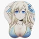 thumbnail image 1 of Non Slip Mouse Pad Wifu Mousepad Anime Gaming Pretty Funny Mouse Pad With Gel Wrist Support Purple, 1 of 1