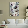 thumbnail image 2 of Masterpiece Art Gallery Violet Flower Transparencies by Belle Maison Canvas Art 24" x 36", 2 of 4