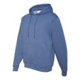 thumbnail image 2 of Jerzees Mens NuBlend Pull Over Hooded Sweatshirt, 3X, Vintage Heather Blue, 2 of 3