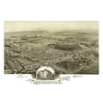 thumbnail image 3 of Fowler 14x11 Black Modern Framed Museum Art Print Titled - Edwardsville Pennsylvania - Fowler 1892, 3 of 5