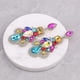 thumbnail image 5 of Juego de anillos de boda de plata 925 Yashi con diamantes de moissanita 1 quilate redonda talla 6,5, 5 of 5