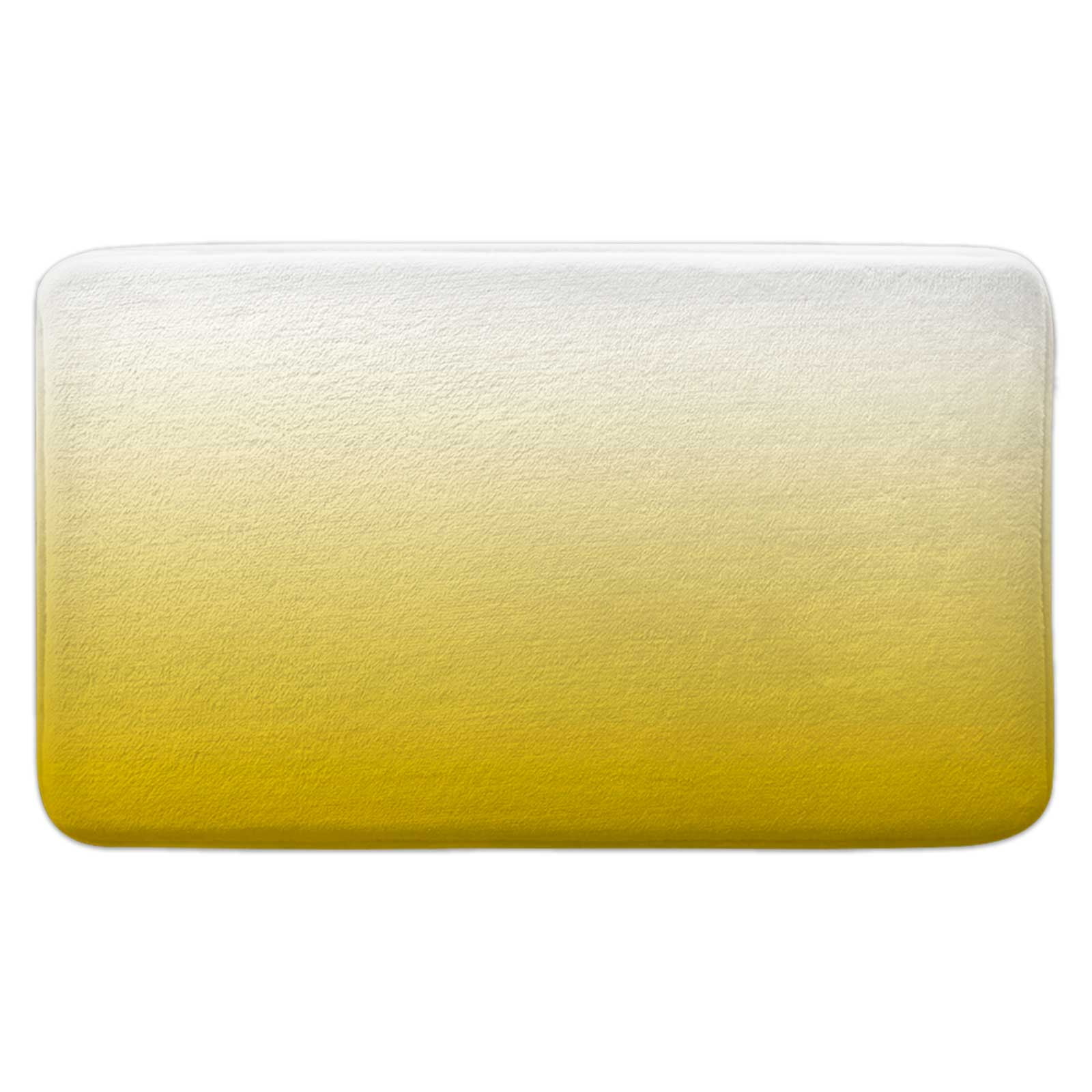 DeeCabin Yellow Bathroom Rugs Soft Bath Mat NonSlip Floor Mat for