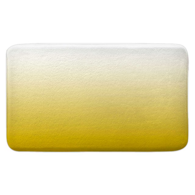 DeeCabin Yellow Bathroom Rugs Soft Bath Mat NonSlip Floor Mat for