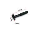 thumbnail image 1 of Mini llave de carraca de 1/4 pulgadas Destornillador de vástago de anillo a presión (negro) Llave de carraca para herramientas manuales de garaje Mini llave de carraca de 1/4 ShuxiuWang 9024735563884, 1 of 1
