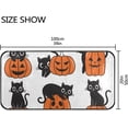 thumbnail image 3 of GZHJMY Halloween Cat Kitchen Rug Non-Slip Kitchen Floor Mat Anti Fatigue Standing Mat for Sink Kitchen Bathroom, 39 x 20 Inch, 3 of 7