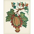thumbnail image 2 of Vision Studio 15x18 White Modern Wood Framed Museum Art Print Titled - Jacobean Floral II, 2 of 4