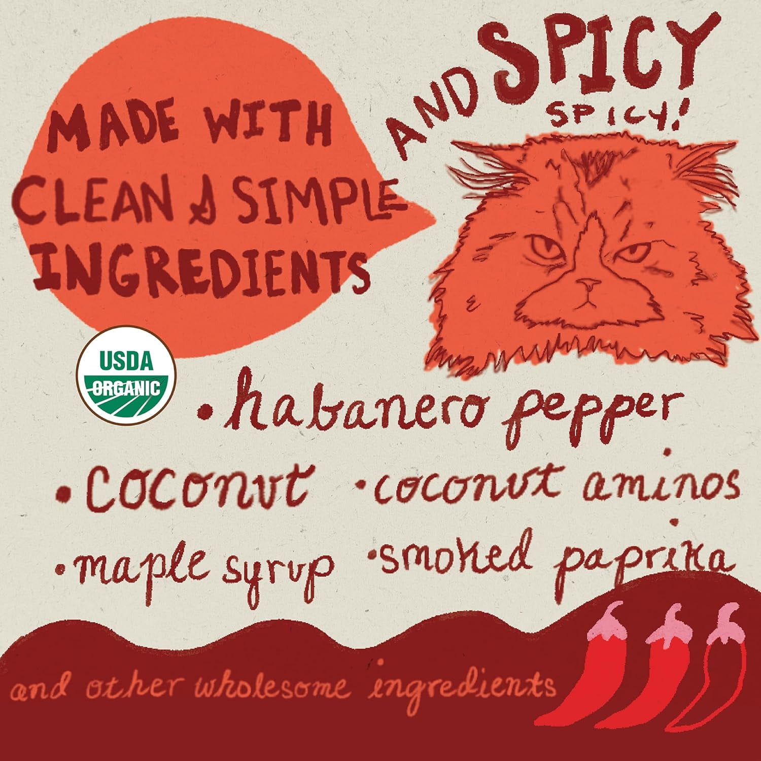 (Pack Of 6) Madly Hadley Bacon Coconut Habanero 3 Oz
