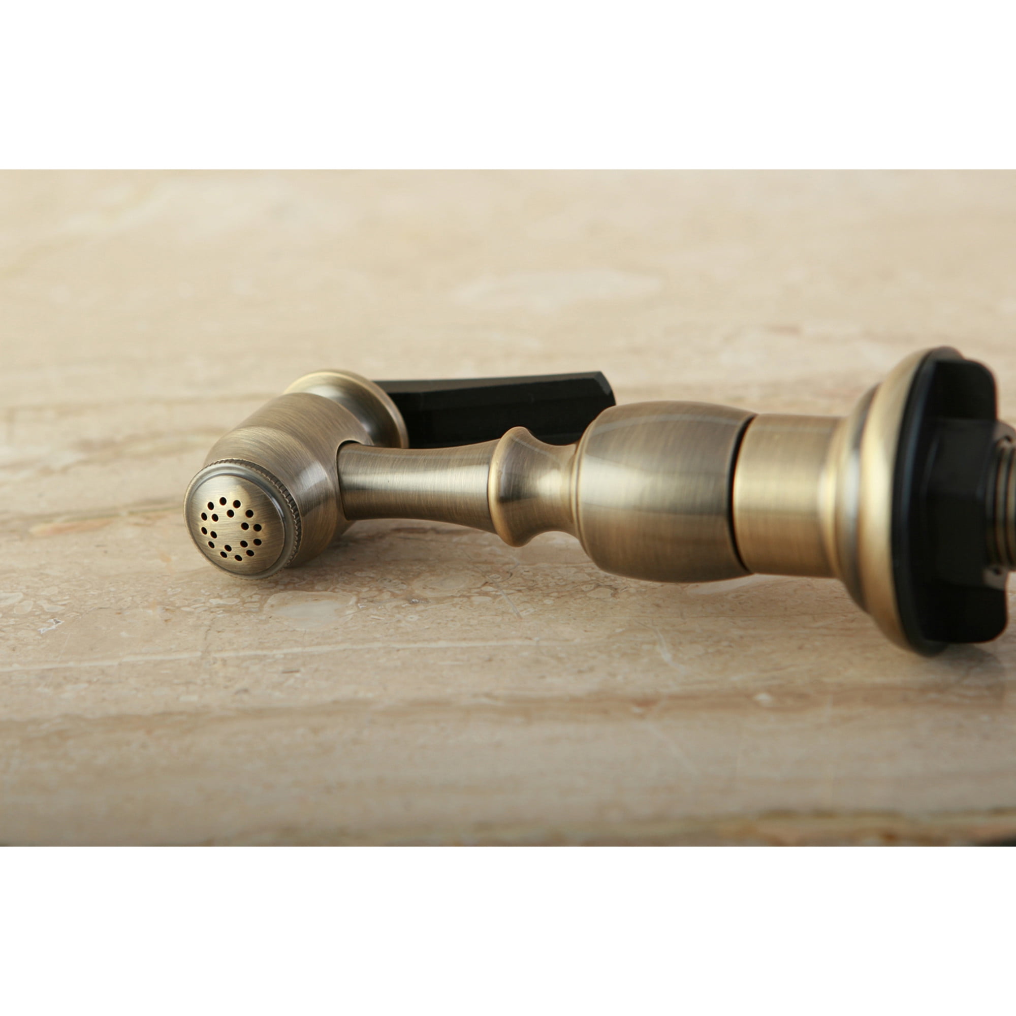 Kingston Brass KBSPR3 Brass Kitchen Faucet Side Sprayer in Antique Brass