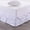 White, variant on Hudson Pintuck Bed skirt Ruffle 14" Drop