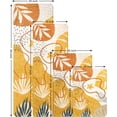 thumbnail image 6 of Fall Bathroom Rugs Cute Yellow Plant Bath Mat Non-Slip Abstract Printed Bath Rug Soft Velvet Machine Washable Boho Floor Mats Autumn Style Aesthetic Design for Bathroom Tub Shower, 20''''x31'''', 6 of 6