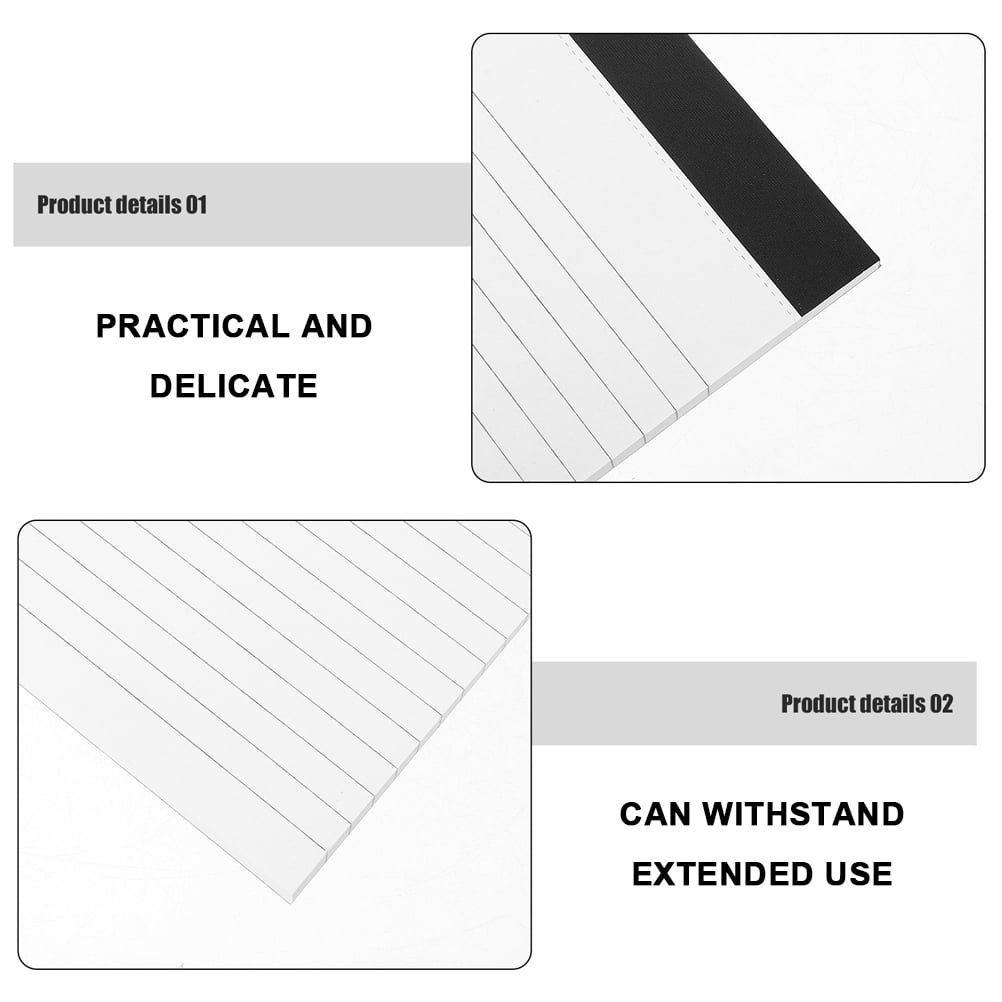 Worgeous 8Pcs Multi-use Notebook Tearable Memo Pad Convenient Legal Pad Lined Memo Pad A5 Legal Notepad
