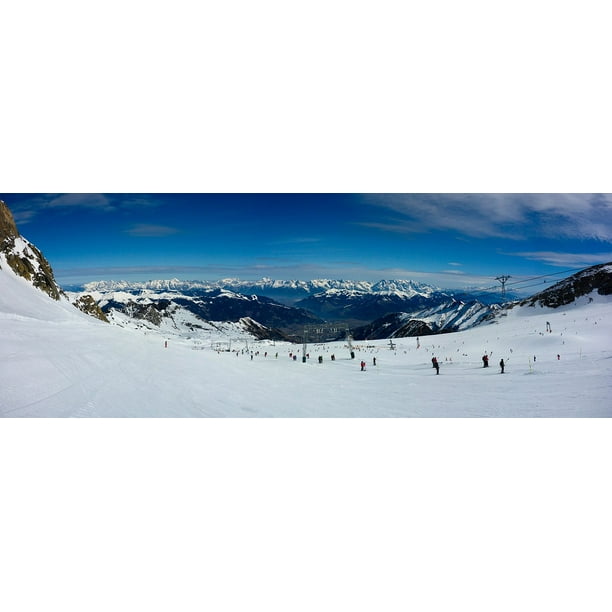 Winter Kitzsteinhorn Panorama Glacier Skiing Snow-12 Inch ...