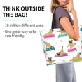 thumbnail image 2 of Kdxio Yoga Dogs Poses Casual Tote Bags Women Big Capacity Shoulder Bag for Women Travel Shoulder Bags Handbags, 2 of 8