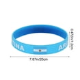 thumbnail image 3 of Silicona de la bandera de fútbol mundial con colores de EE. UU., Canadá México – Pulsera de regalo de fútbol 2026 para soporte en el día del partido, 3 of 6