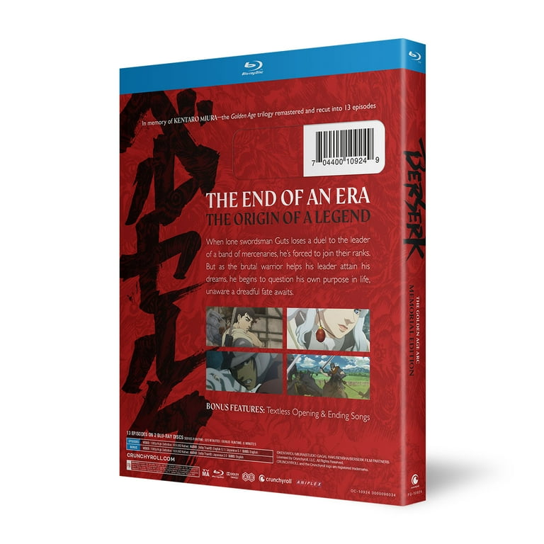 Berserk: The Golden Age Arc - Memorial Edition - Walmart.com