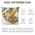 thumbnail image 5 of Jungle Animals Throw Pillow Covers Set of  Giraffe Lion Crocodile Sloth Decorative Pillows Case Soft Velvet Cushion Covers for Kids Baby Nursery Decor, 5 of 5