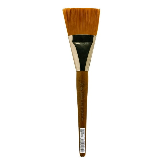 Royal & Langnickel, Jumbo Brush, Medium Gold Taklon, Flat 70, R705-70
