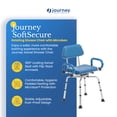thumbnail image 4 of Journey SoftSecure 360 Degree Rotating Shower Chair, Padded Swiveling Foam Bathtub Seat, 4 of 5