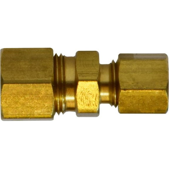 5/8 X 3/8 Reducing Comp Union, Compression, Brass Fittings