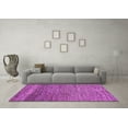 thumbnail image 3 of Ahgly Company Indoor Round Abstract Purple Modern Area Rugs, 8' Round, 3 of 4