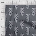 thumbnail image 1 of oneOone Silk Tabby Fabric Leaves & Floral Block Decor Fabric Printed BTY 42 Inch Wide, 1 of 4