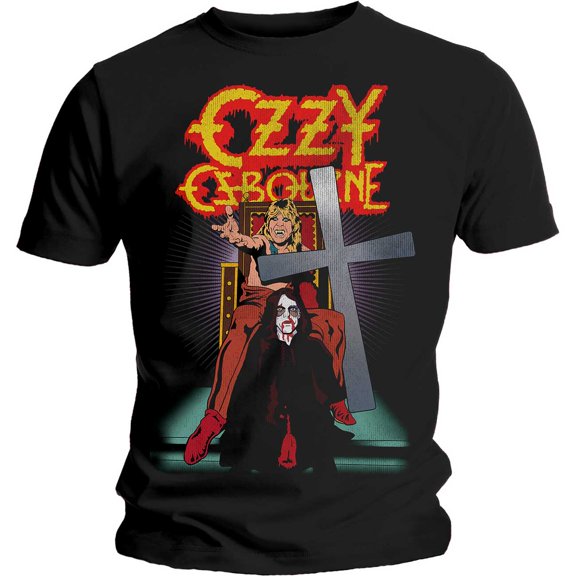 Men's Ozzy Osbourne Speak of the Devil Vintage Slim Fit T-shirt Small Black