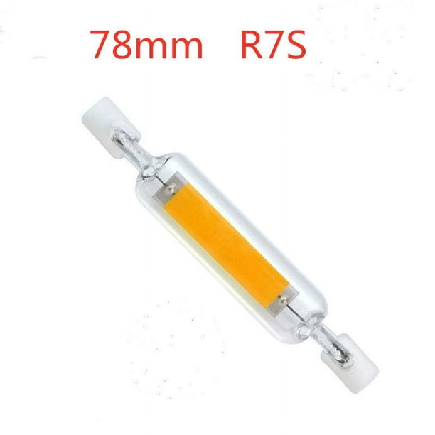 Bombilla LED de filamento COB J78 de 78 mm y 5 W, 2 piezas, 500 lúmenes, 360 grados, bombilla halógena equivalente a 30 W, 48 W y 50 W, perfecta para el hogar, la cocina, el dormitorio y el balcón.