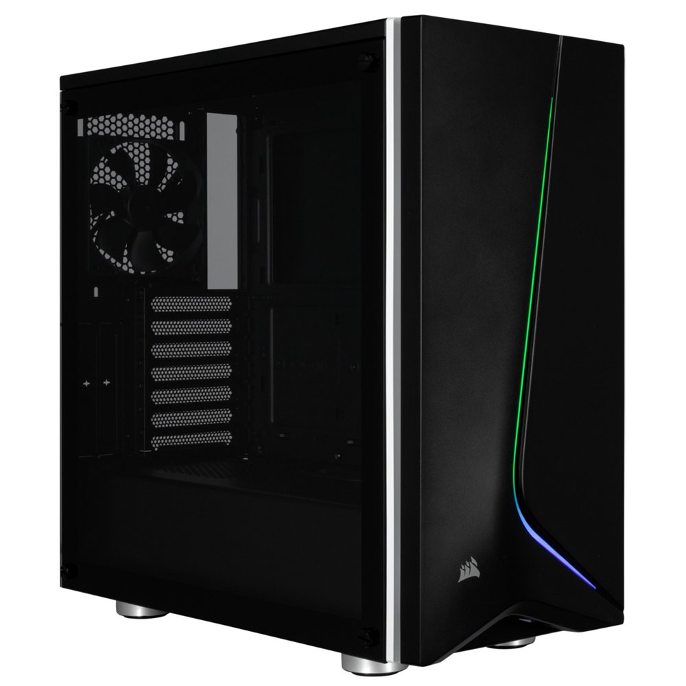 Corsair Carbide Spec06 RGB Tempered Glass Case, Black