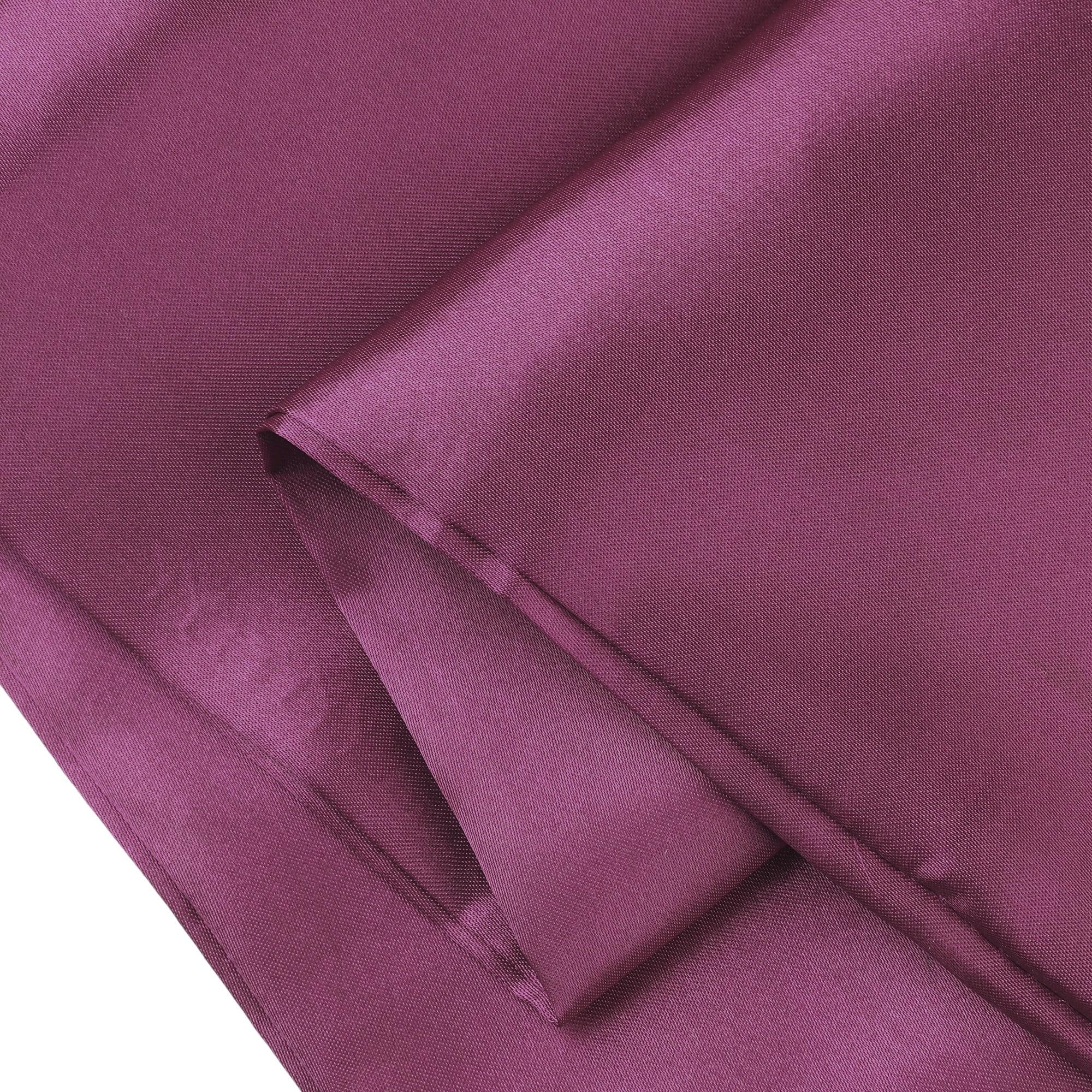 Unique Bargains Soft and Durable Envelope Closure Satin Pillowcase (2 Count) Wine Red Standard