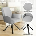 Hawsaiy Modern Swivel Office Chair with Adjustable Height, Removable