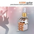 3Pcs A500K Potentiometer Push Pull Switch Guitar Control Pot Electric
