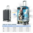 thumbnail image 6 of Lsque Cute Daisy Cow A Printed Luggage Cover, Travel Luggage Protector,Scratch and Dirt Resistant, Fits 18-32 Inch Luggage - Small, 6 of 9