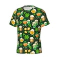 thumbnail image 5 of Vsdgher St Patrick's Day10 Print Men's Dry Fit Mesh Athletic Shirts Moisture Wicking Tennis T-Shirt Tops, 5 of 9
