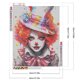 thumbnail image 2 of Pintura de diamante 5D DIY, kit de payaso con cuentas cuadradas completas, decoración del hogar, arte artesanal, 40x50cm, 2 of 9